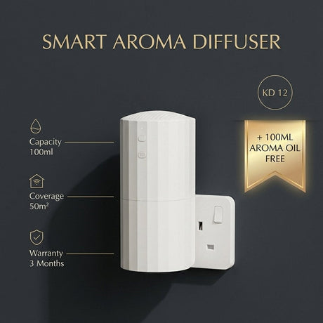 Wall Plug In Diffuser + 100ml Diffuser Oil Free Bab Al Saif 
