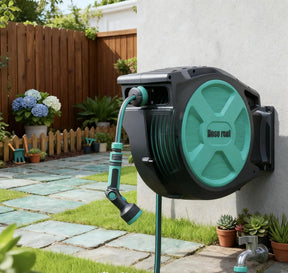 Water Automatic Hose Reel 30m Wall Mounted - BAS Kuwait Bab Al Saif 