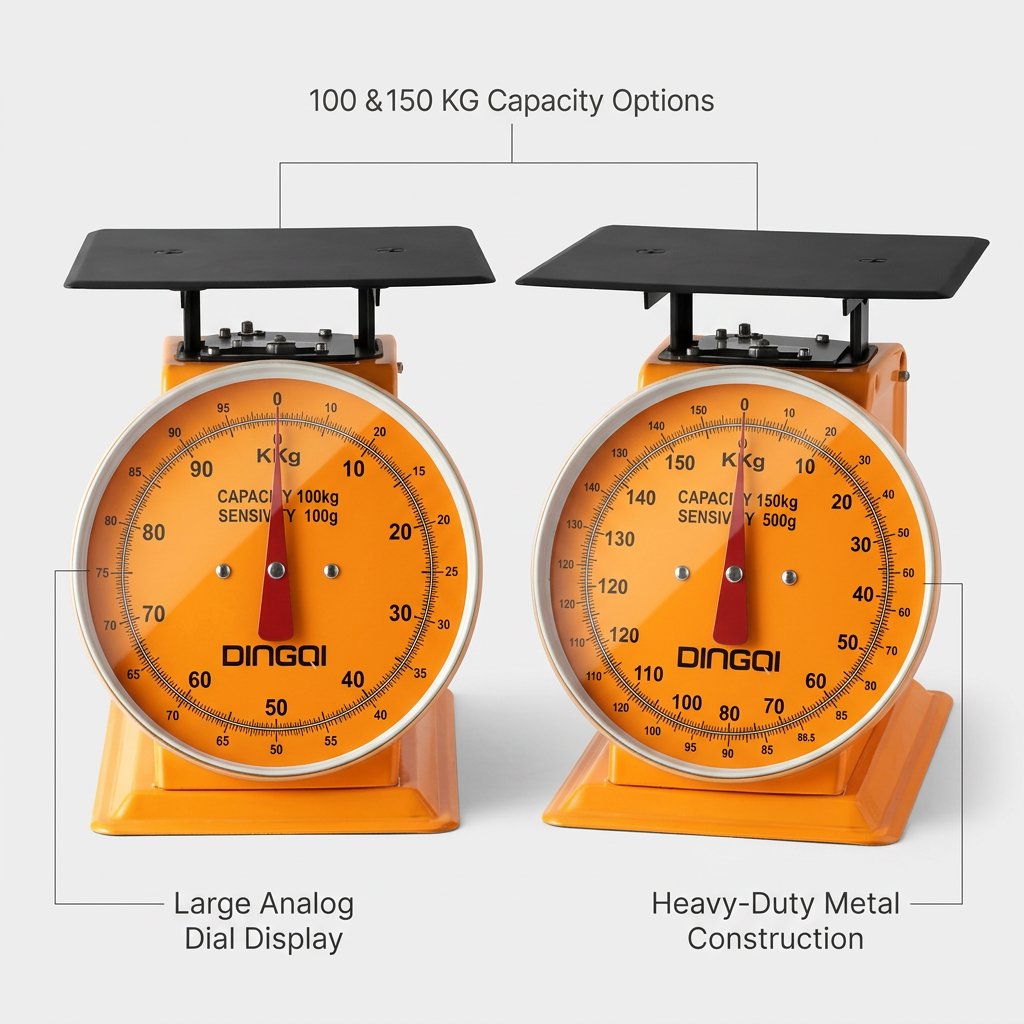 Weight Scale Kitchen 100 / 150KG DINGQI BRAND - BAS Kuwait Bab Al Saif 