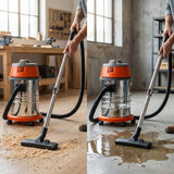 Wet and dry Vacuum Cleaner 30L 1500W I 1 motor Industrial - BAS Kuwait Bab Al Saif 