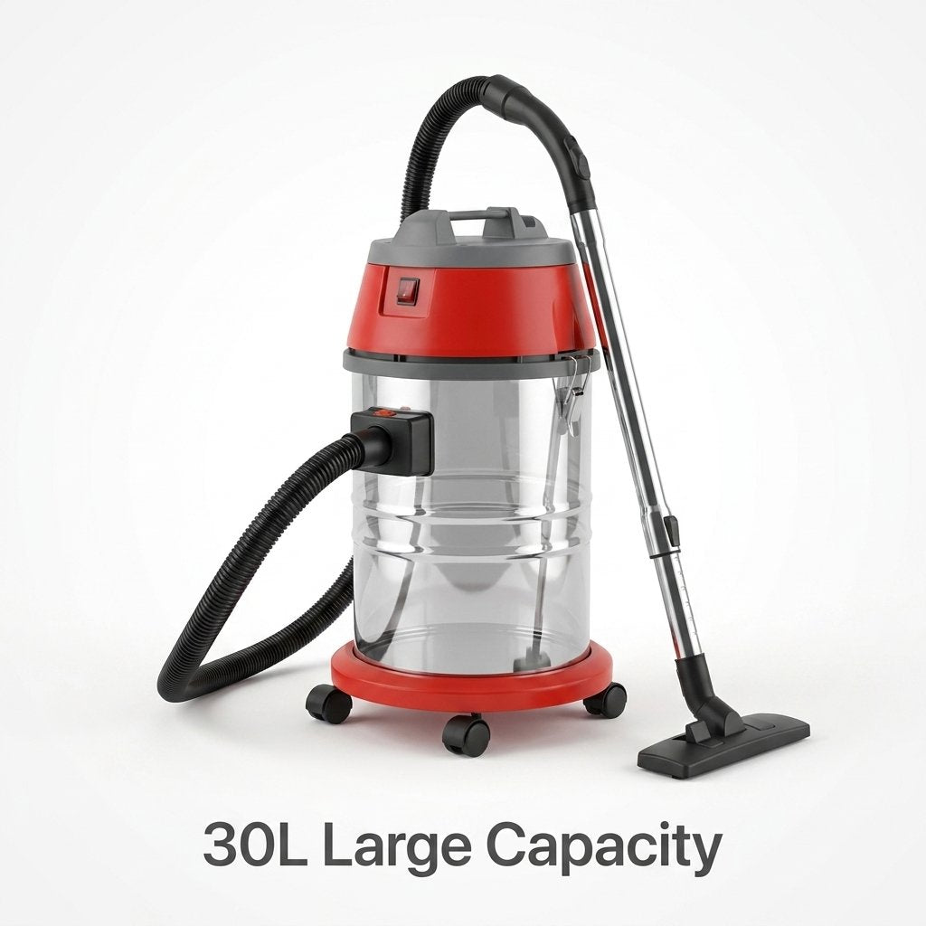 Wet and dry Vacuum Cleaner 30L 1500W I 1 motor Industrial - BAS Kuwait Bab Al Saif 