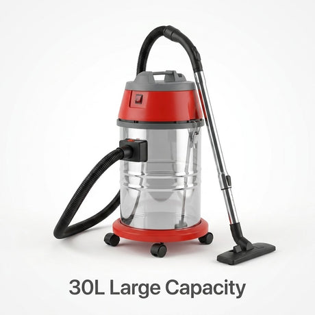 Wet and dry Vacuum Cleaner 30L 1500W I 1 motor Industrial - BAS Kuwait Bab Al Saif 