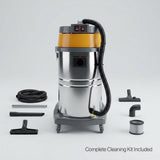 Wet and dry Vacuum Cleaner 60L 3000W I 2 motor Industrial I 2000mm suction - BAS Kuwait Bab Al Saif 