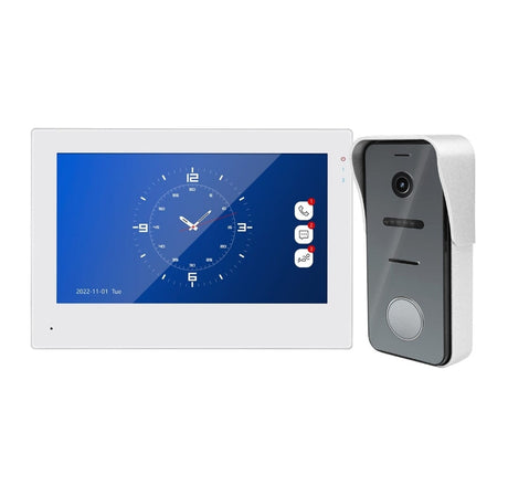 Wired Video Intercom System [Wifi]- 7" HD Touch Screen - Video Door Phone - Dual Intercom - BAS Kuwait Bab Al Saif Standard 7" 