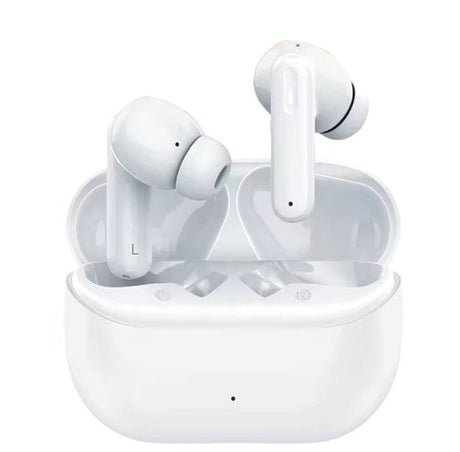 Wireless Earbud Earphones Bluetooth Noise Cancelling Water Proof Fast Charging Type C Headphones ANC ENC LANDSDOM BRAND - BAS Kuwait Bab Al Saif White Standard 