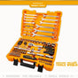 Wrench Socket Set Hand Tools Set 114pcs Household Multi-Function Wrench Tool Set Car Repair Tools set DINGQI BRAND - BAS Kuwait Bab Al Saif Standard Standard 